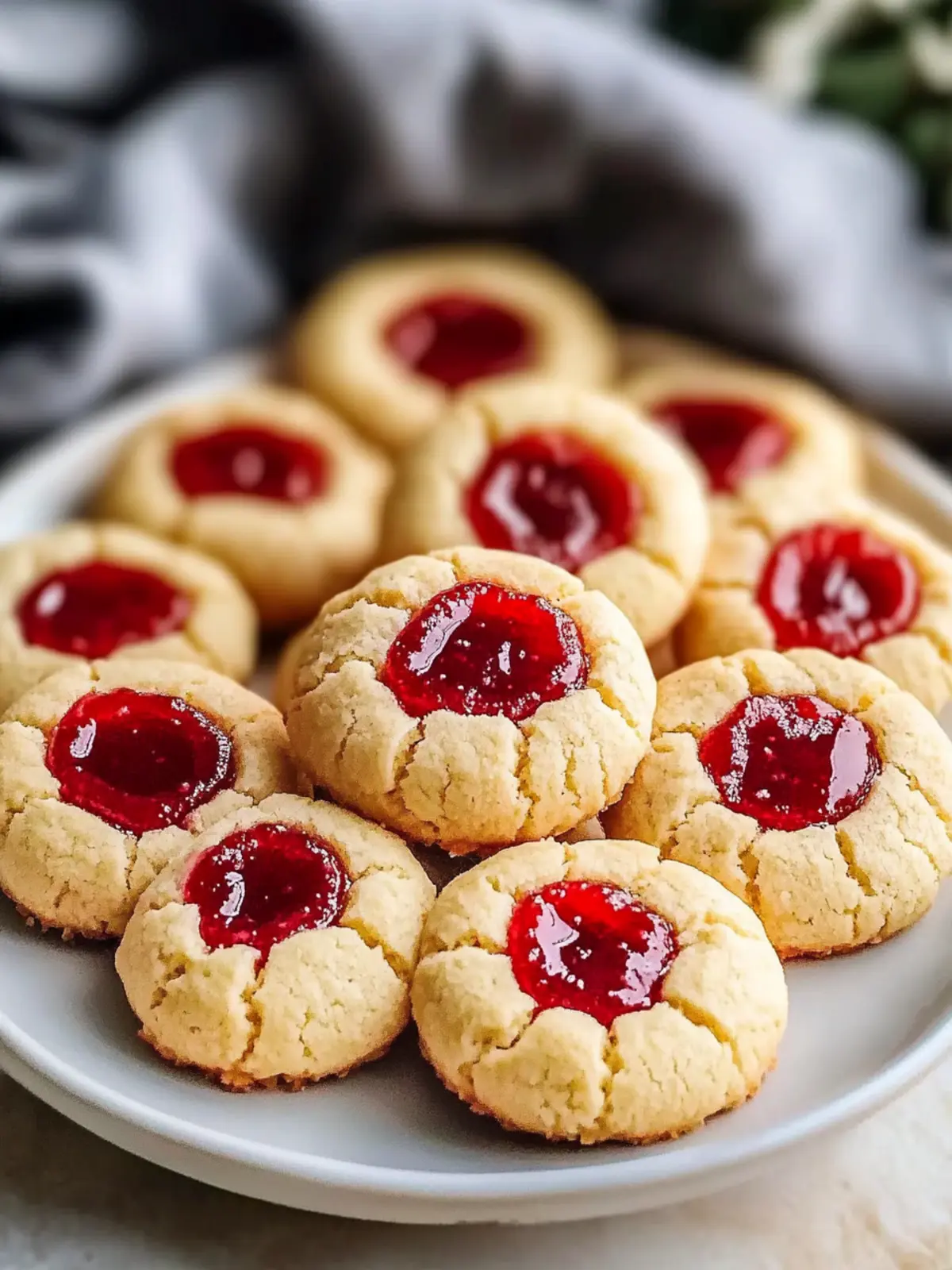 Almond Flour Thumbprint Cookies