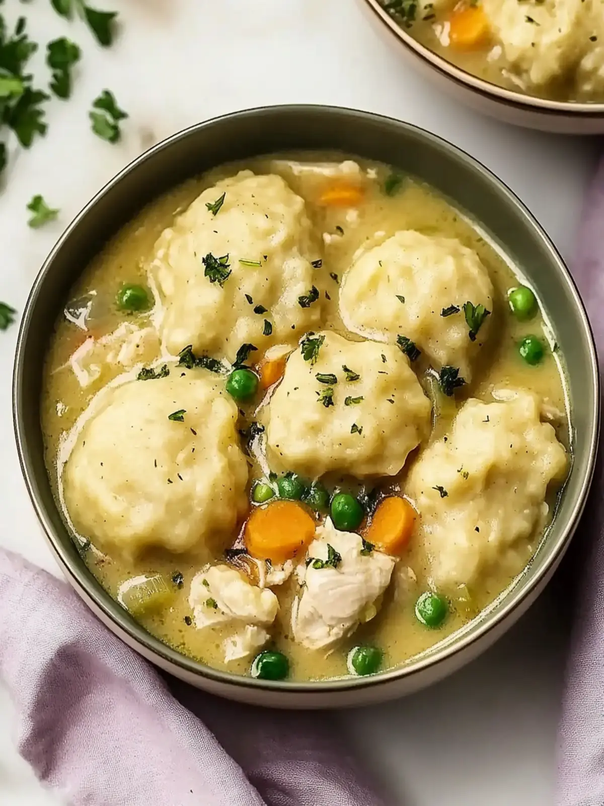 Hearty Warm Crockpot Chicken and Dumplings for Cozy Nights