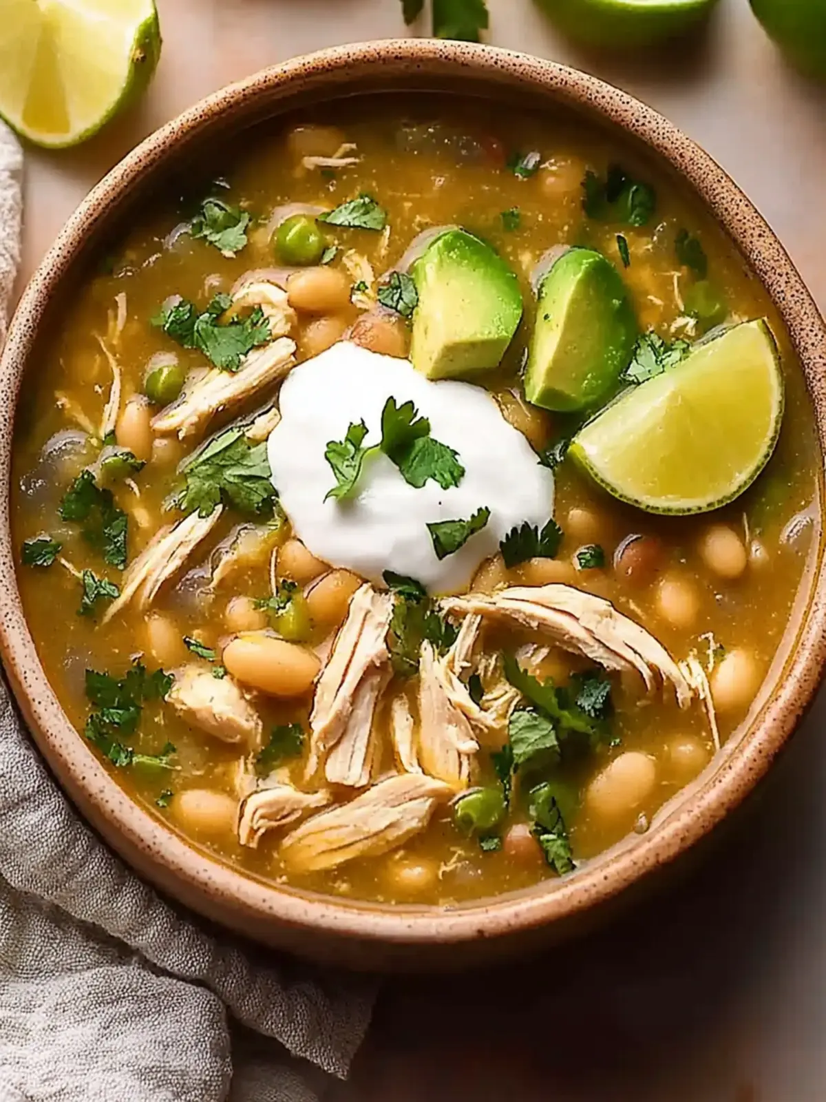 Creamy White Chicken Chili with Smoky Poblano Perfection