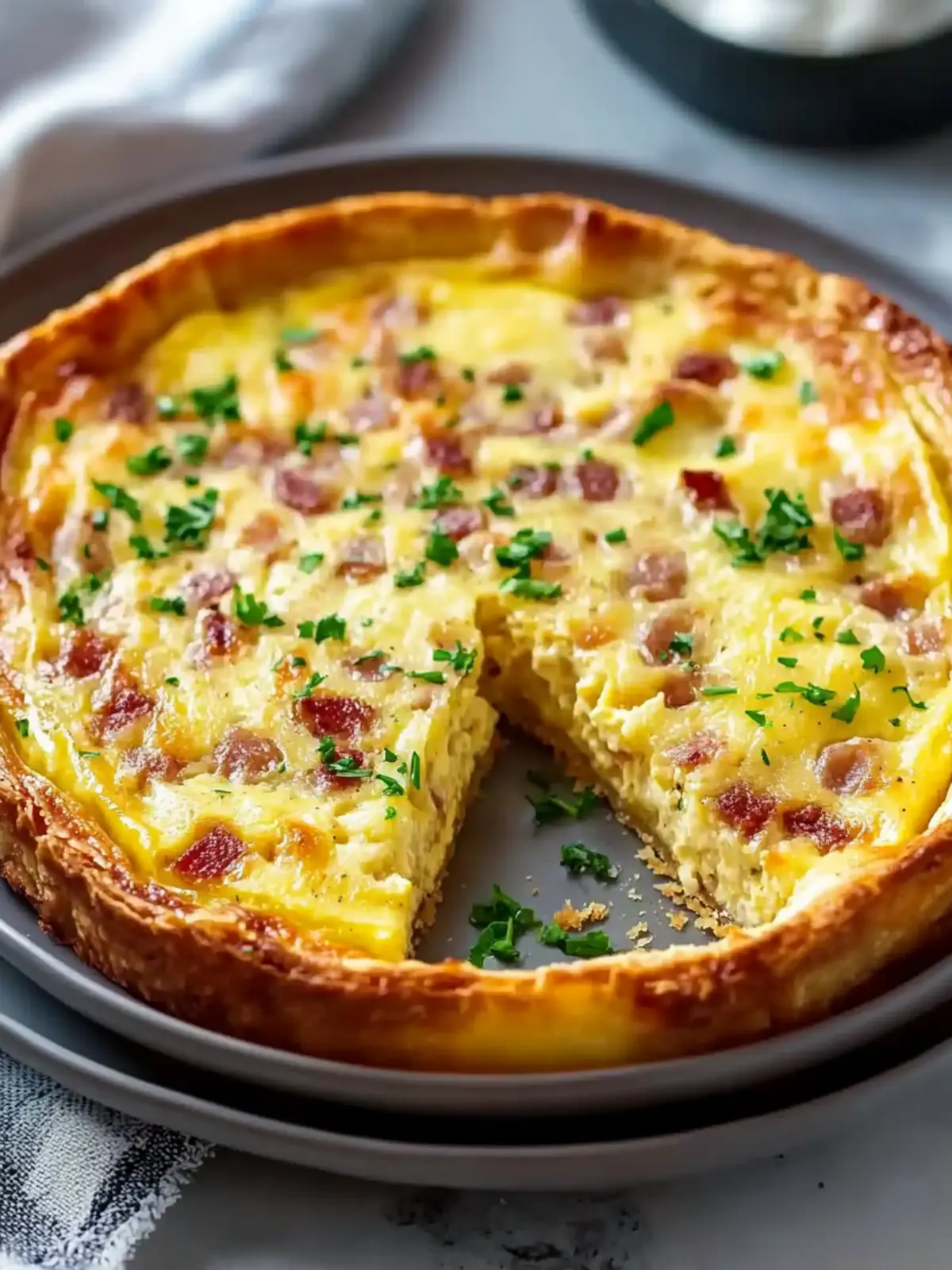 Cheesy Crustless Quiche Lorraine That’s Seriously Irresistible