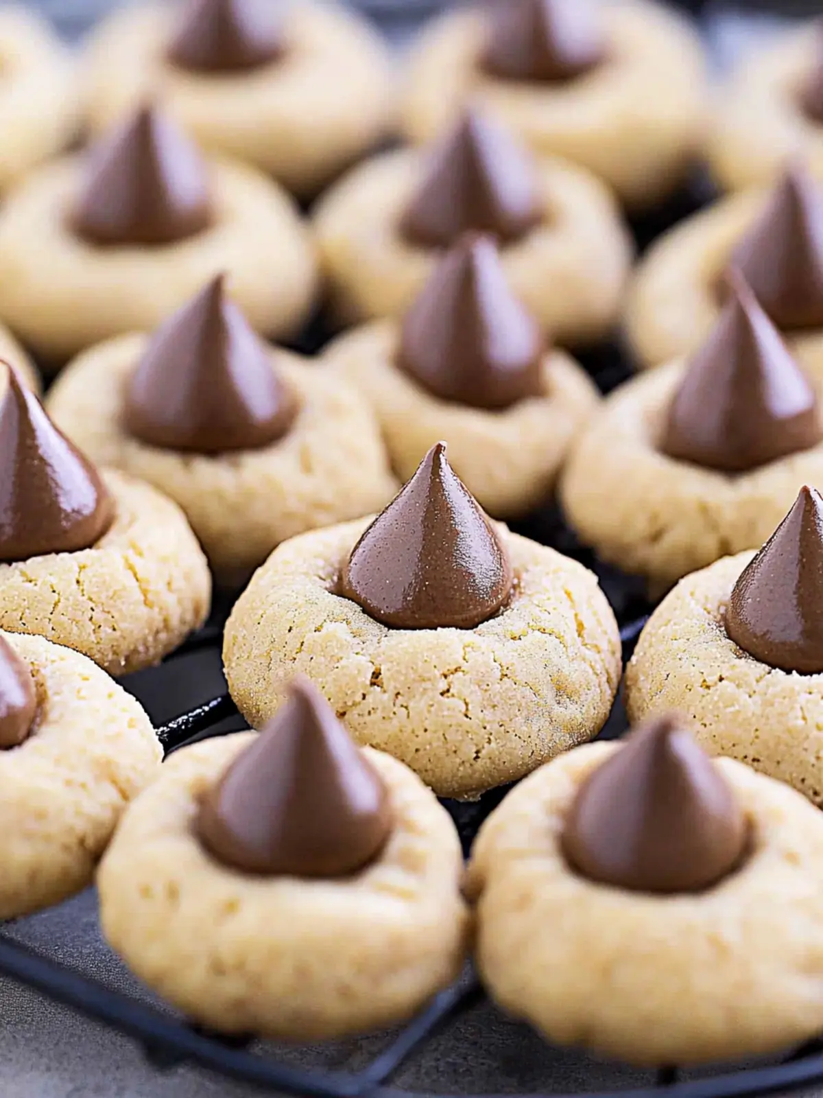 peanut butter blossom cookies