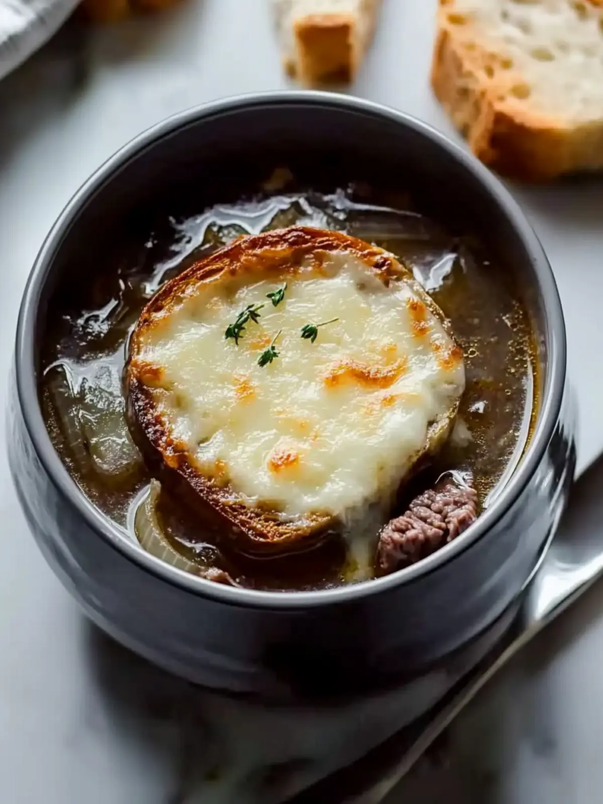 French Onion Soup with Beef