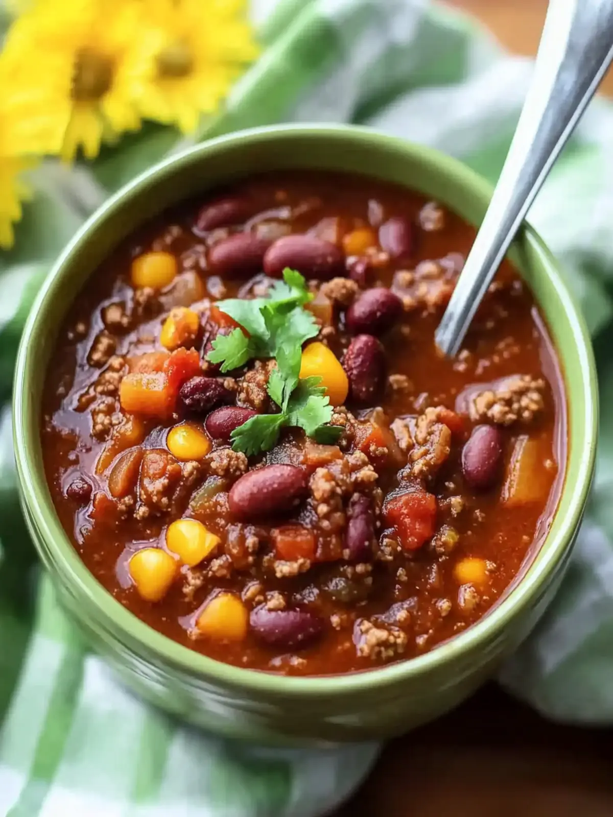Three Bean Beef Chili