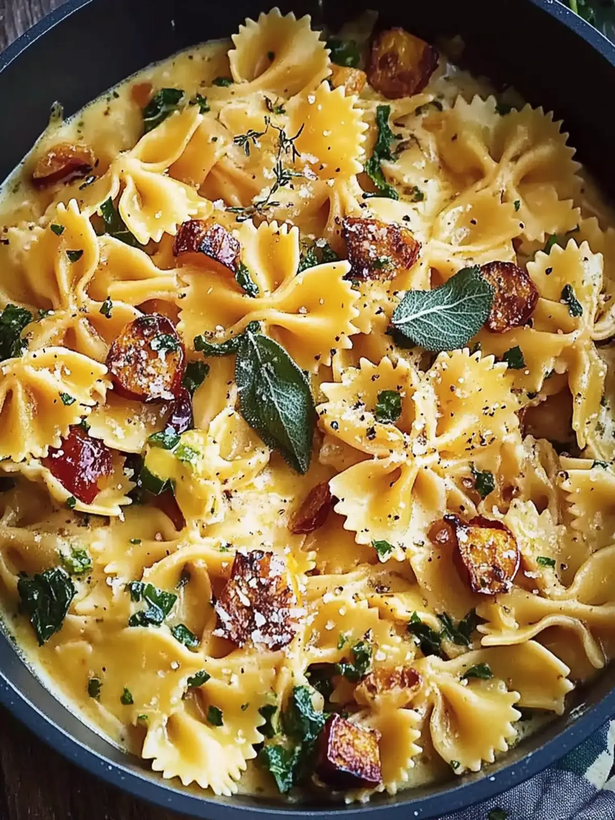 Irresistible Roasted Acorn Squash Pasta