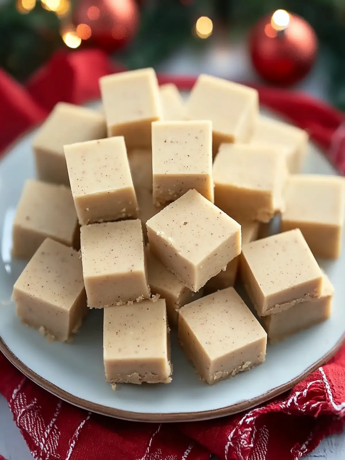 Eggnog Fudge