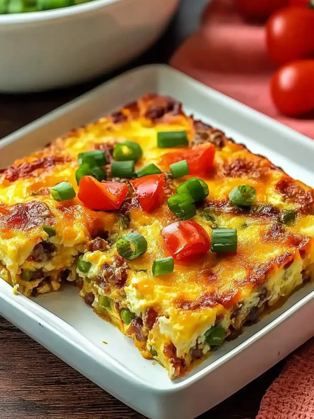 Spicy Southwest Breakfast Casserole