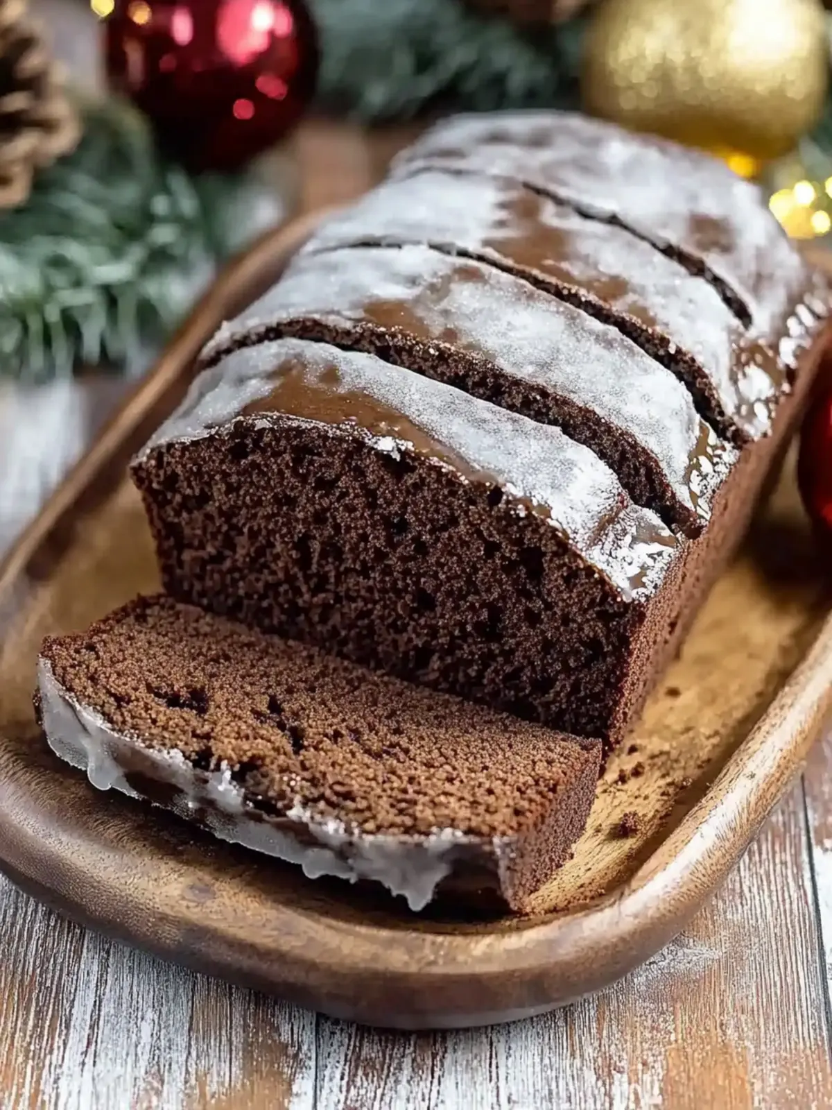 Chocolate Gingerbread Loaf