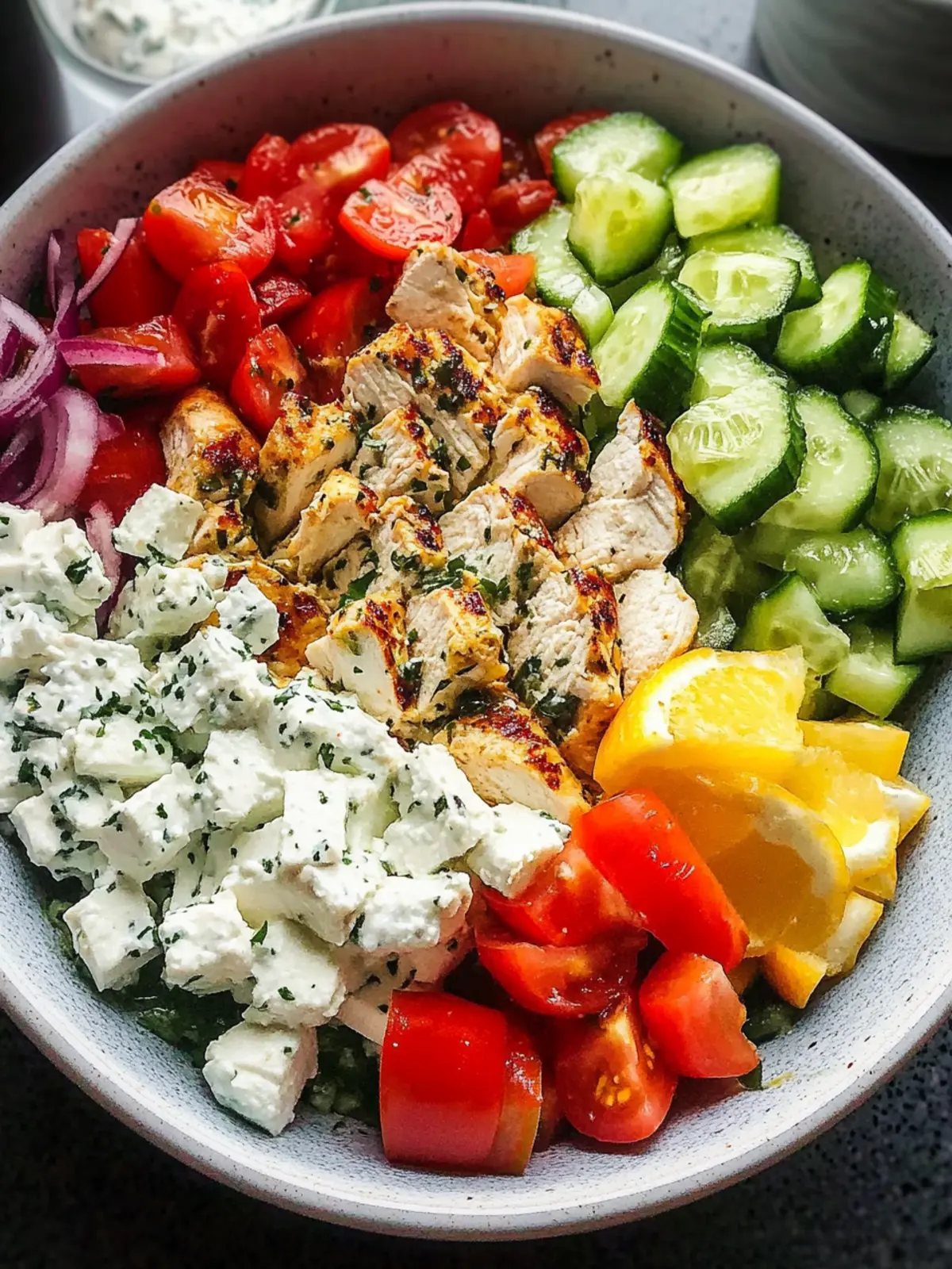 Greek Chicken Bowls