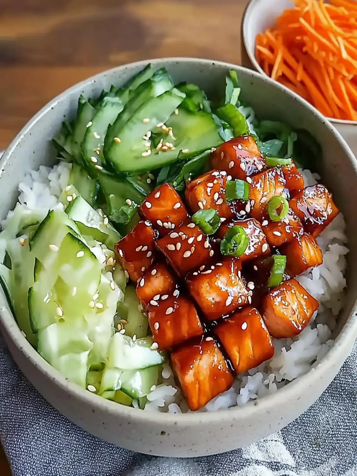 Delicious Honey Garlic Salmon Bowl for Quick Healthy Dinners