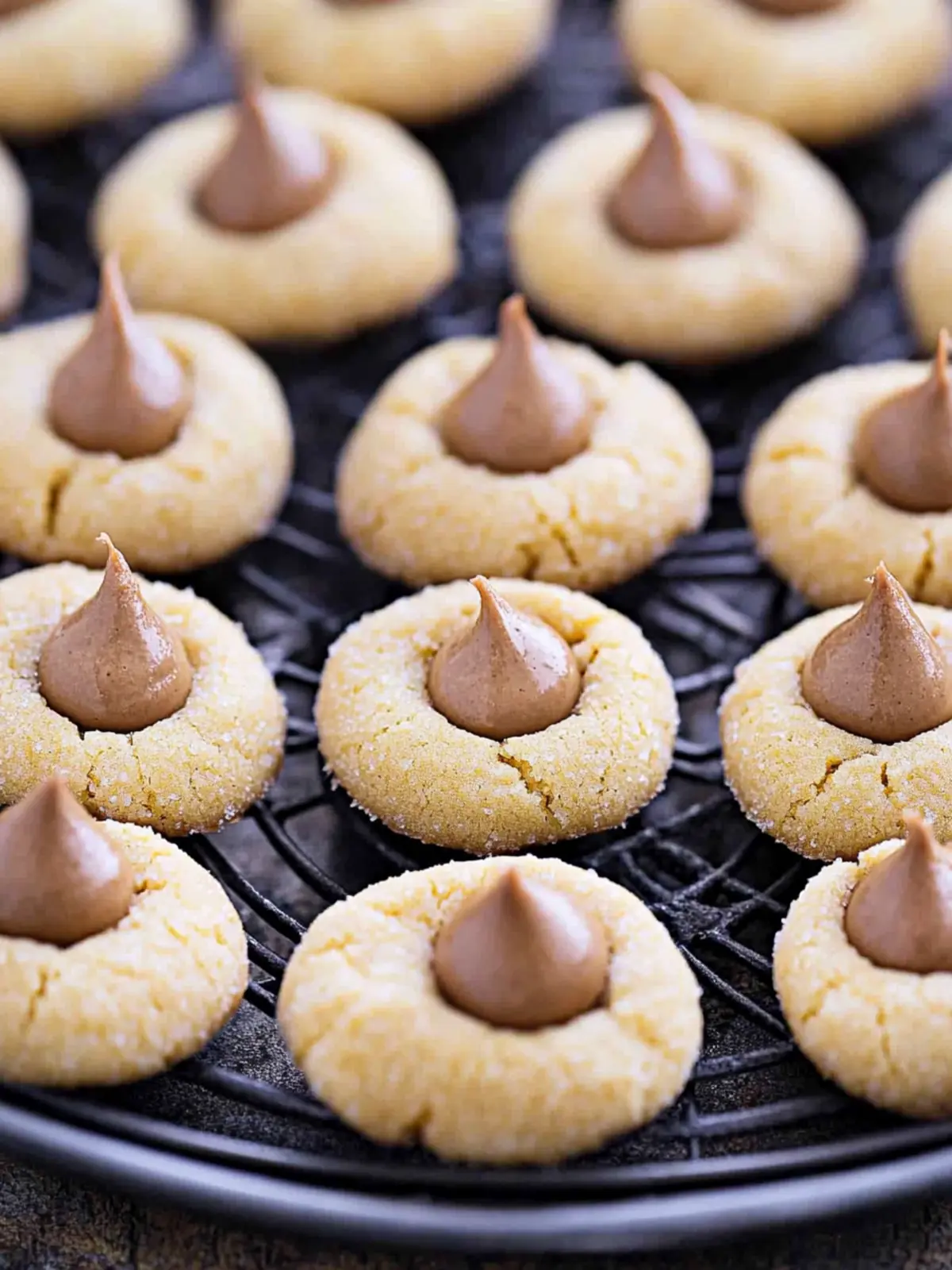 peanut butter blossom cookies