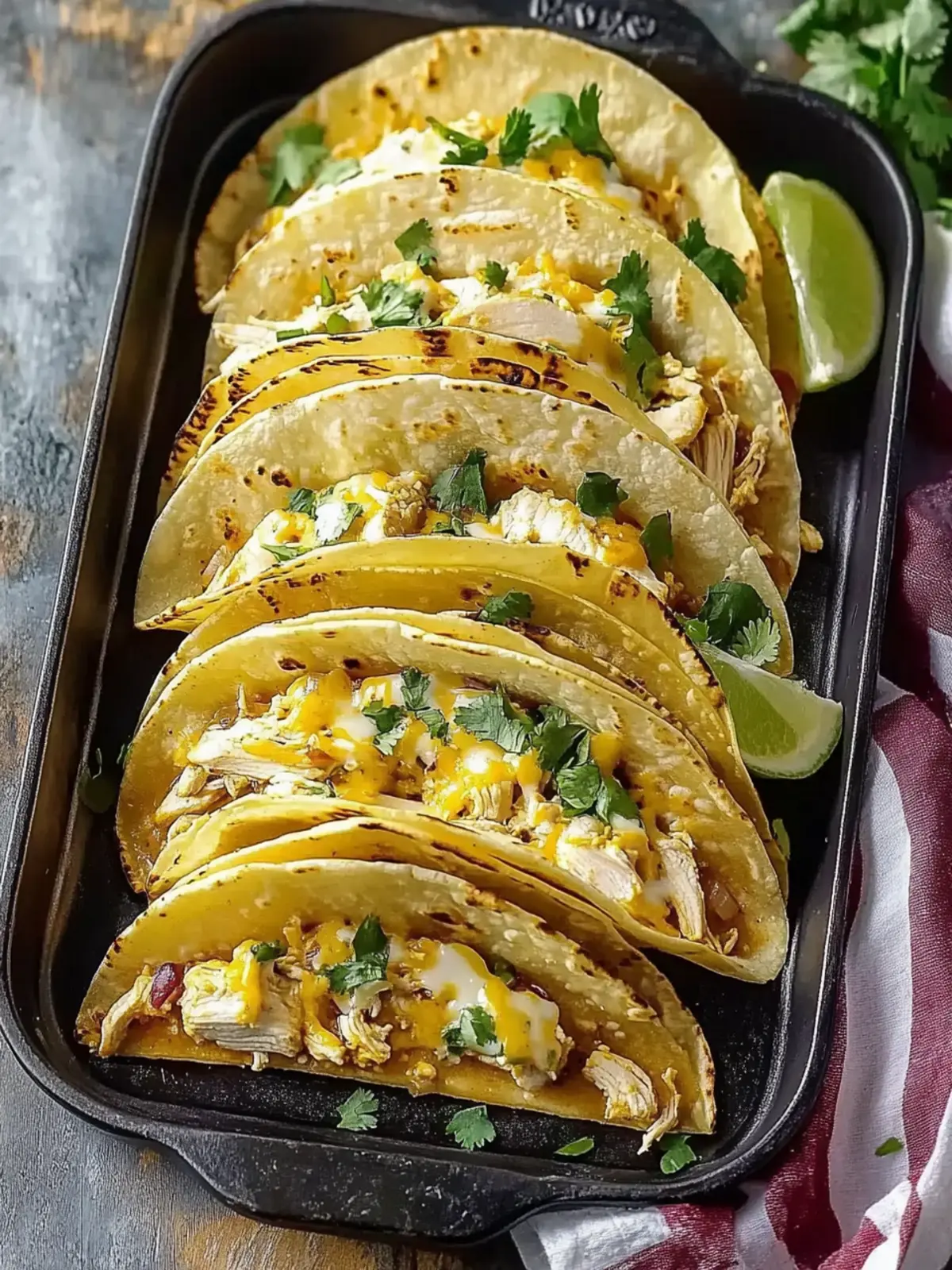 White Chicken Chili Tacos