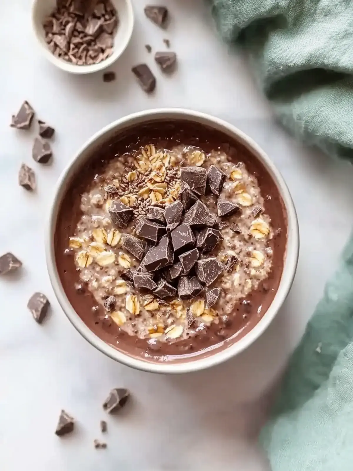 Gluten-Free High Protein Chocolate Overnight Oats
