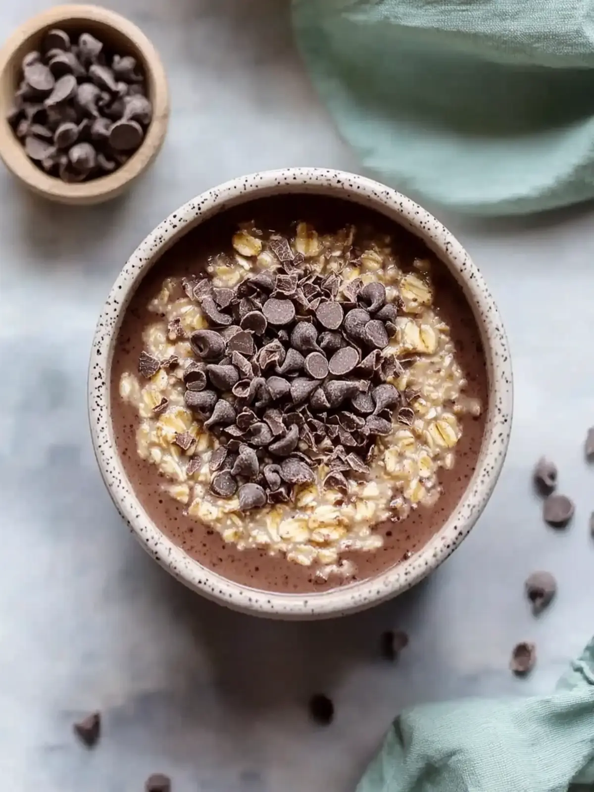 Gluten-Free High Protein Chocolate Overnight Oats