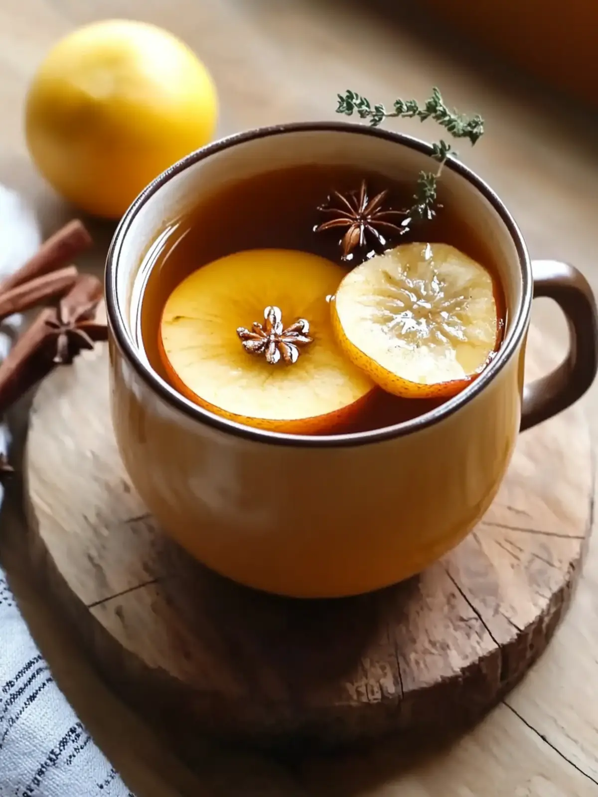 Simmered Mulled Apple Cider