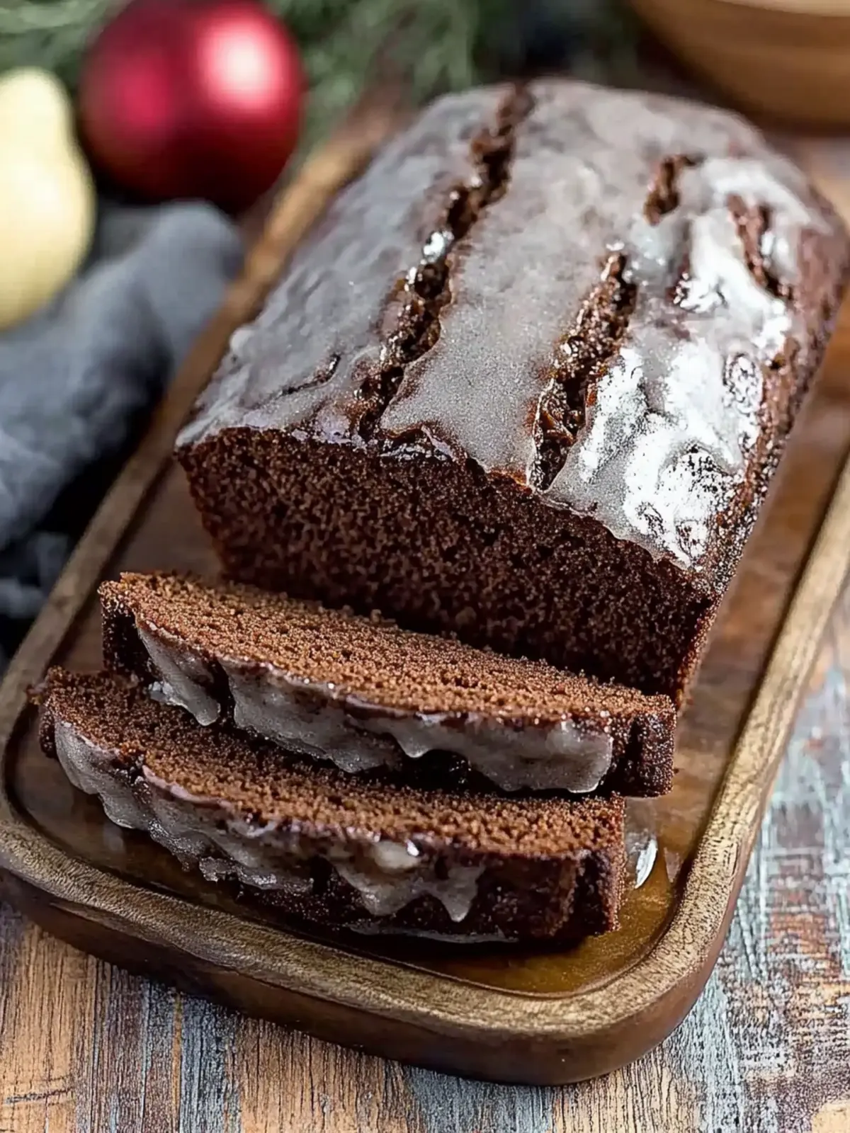 Chocolate Gingerbread Loaf