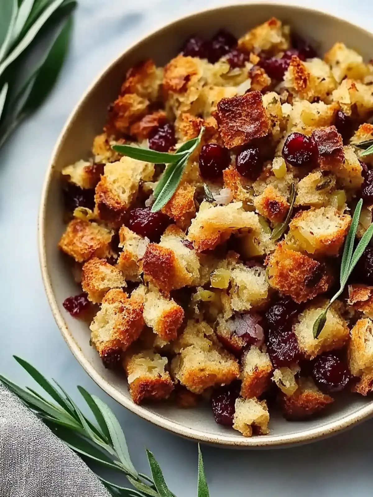 Traditional Cranberry Stuffing