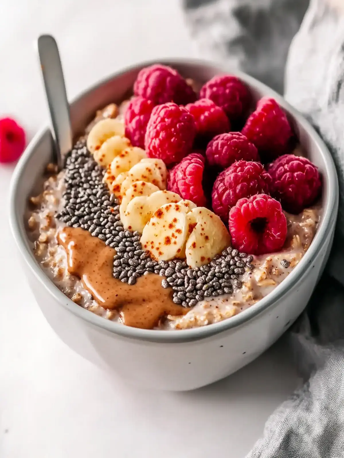 Almond Butter Overnight Oats