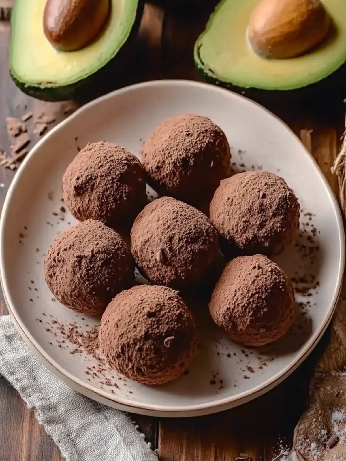 Keto Avocado Chocolate Ruffles