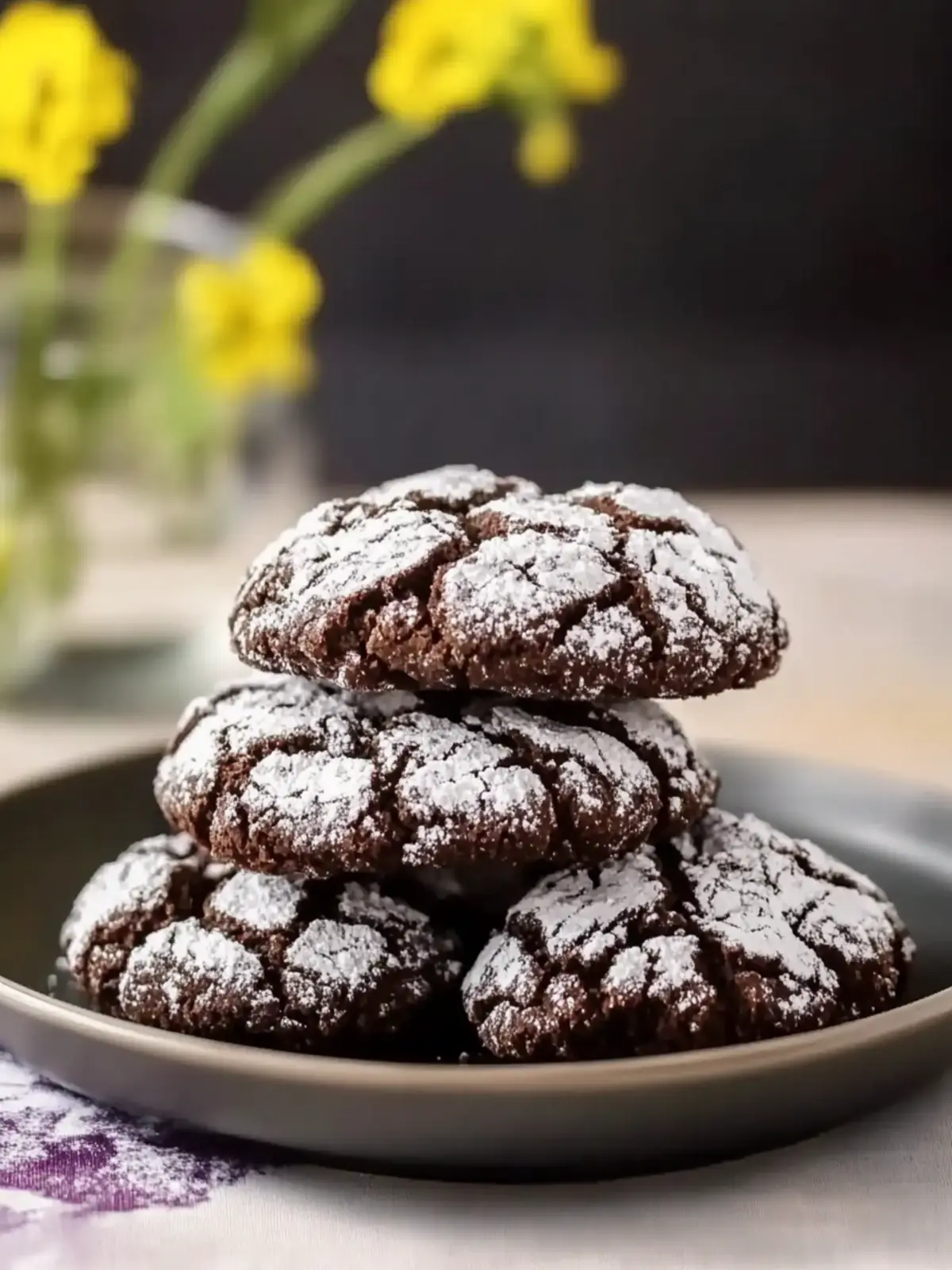 Amish Chocolate Crinkle Cookies
