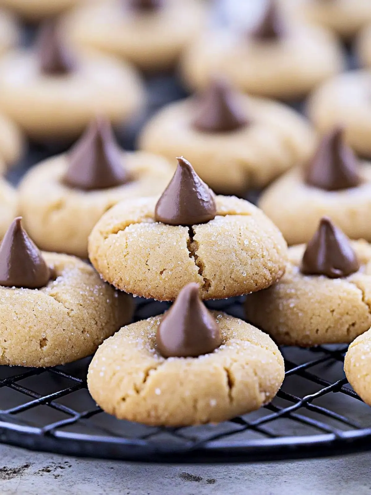 peanut butter blossom cookies