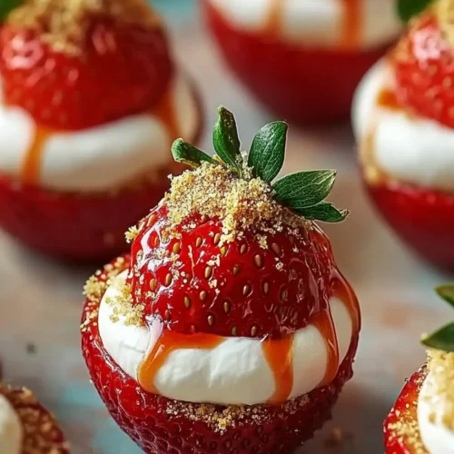 cheesecake stuffed strawberries