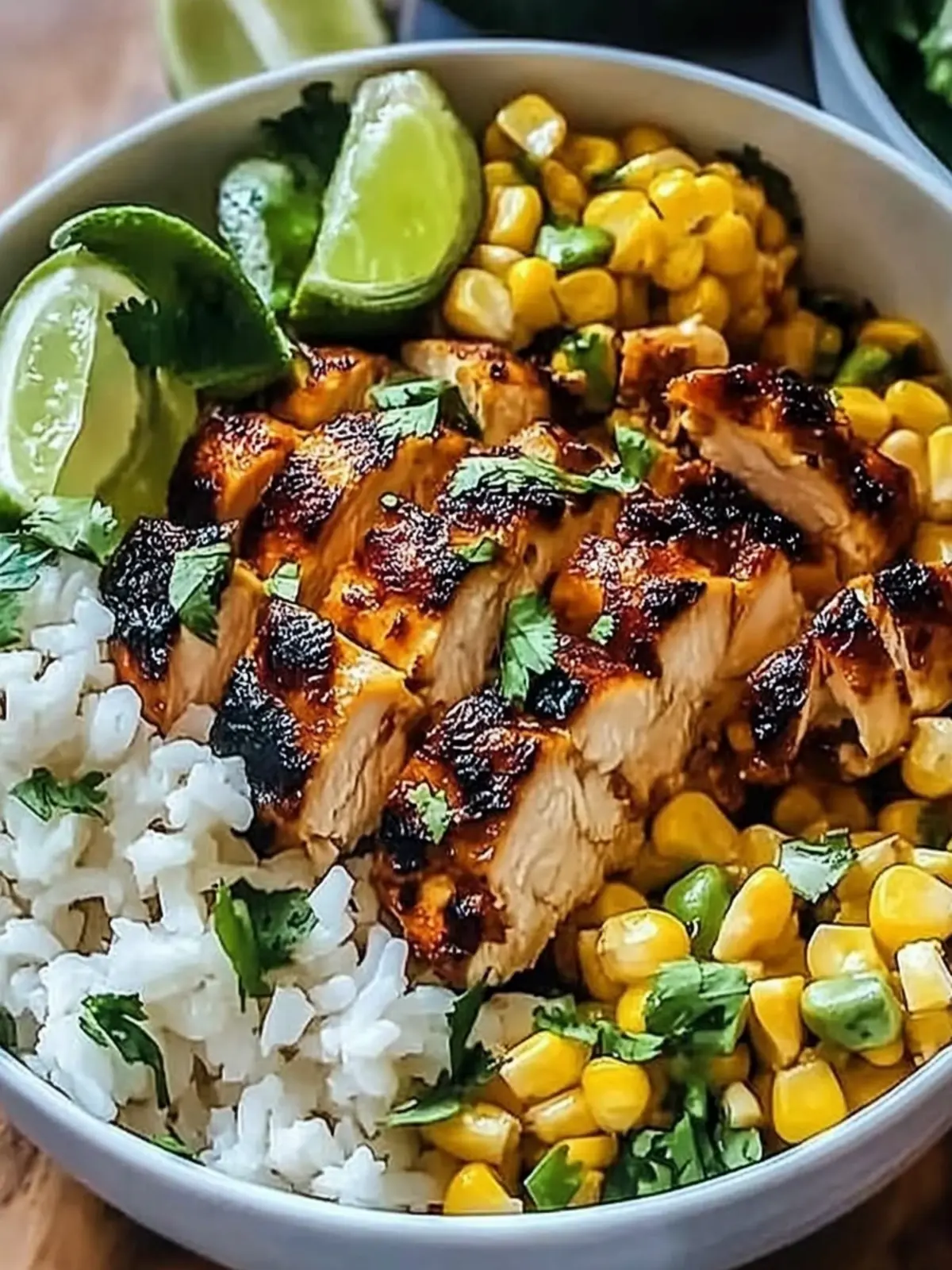 Street Corn Chicken Rice Bowl Recipe