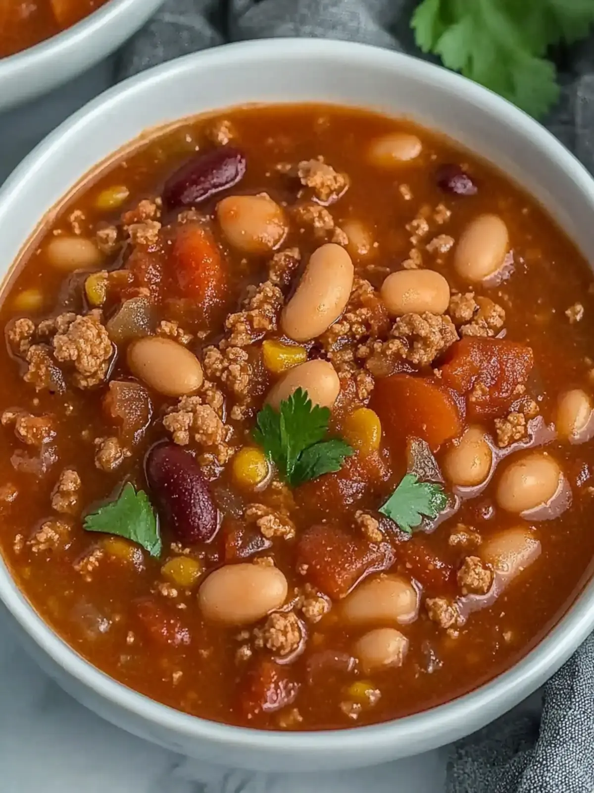 Filling Crockpot Chili Soup