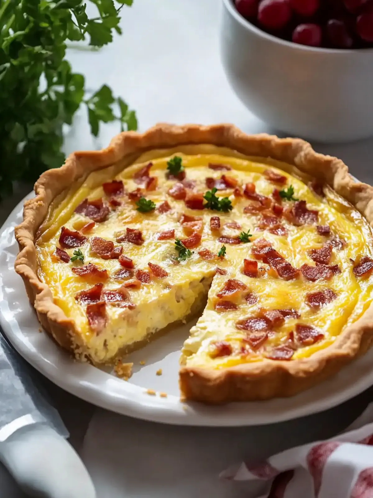 Creamy Quiche Lorraine
