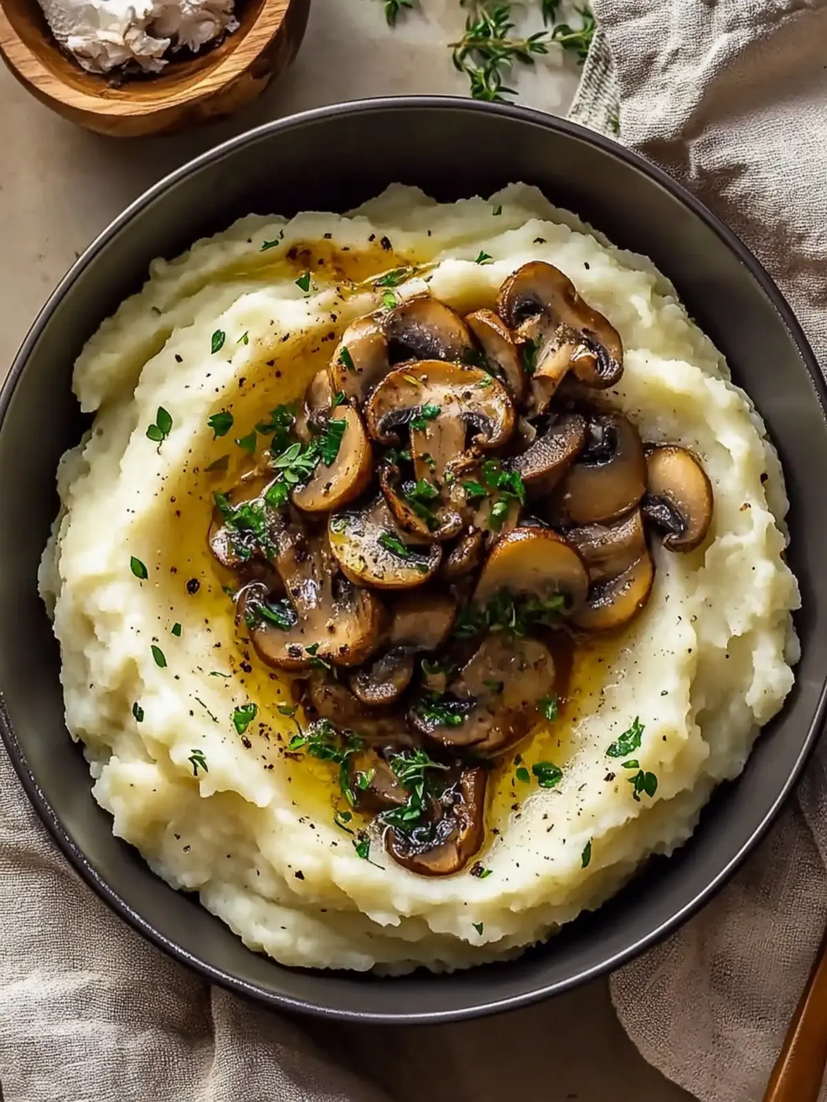 Mashed Potatoes with Mushrooms
