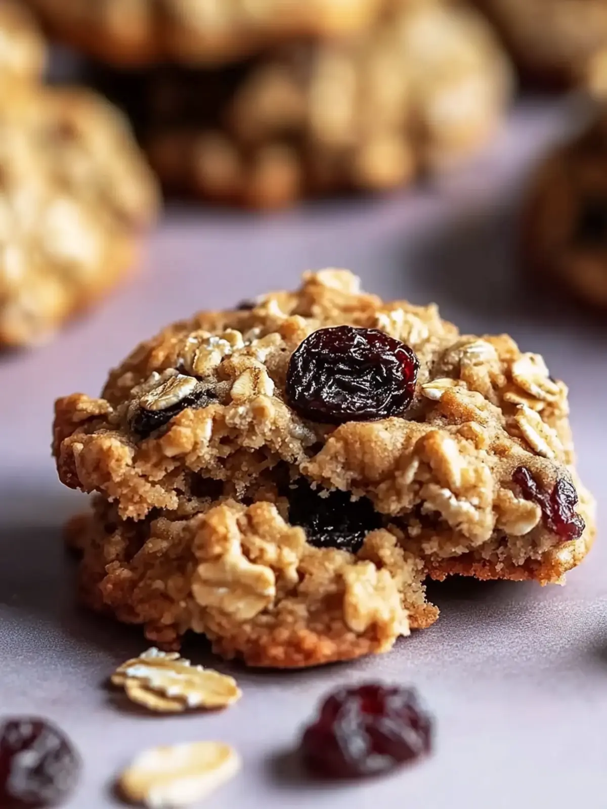 Gluten-Free Oatmeal Yogurt Raisin Cookies