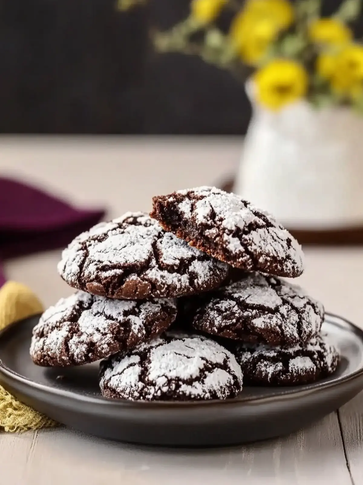 Amish Chocolate Crinkle Cookies