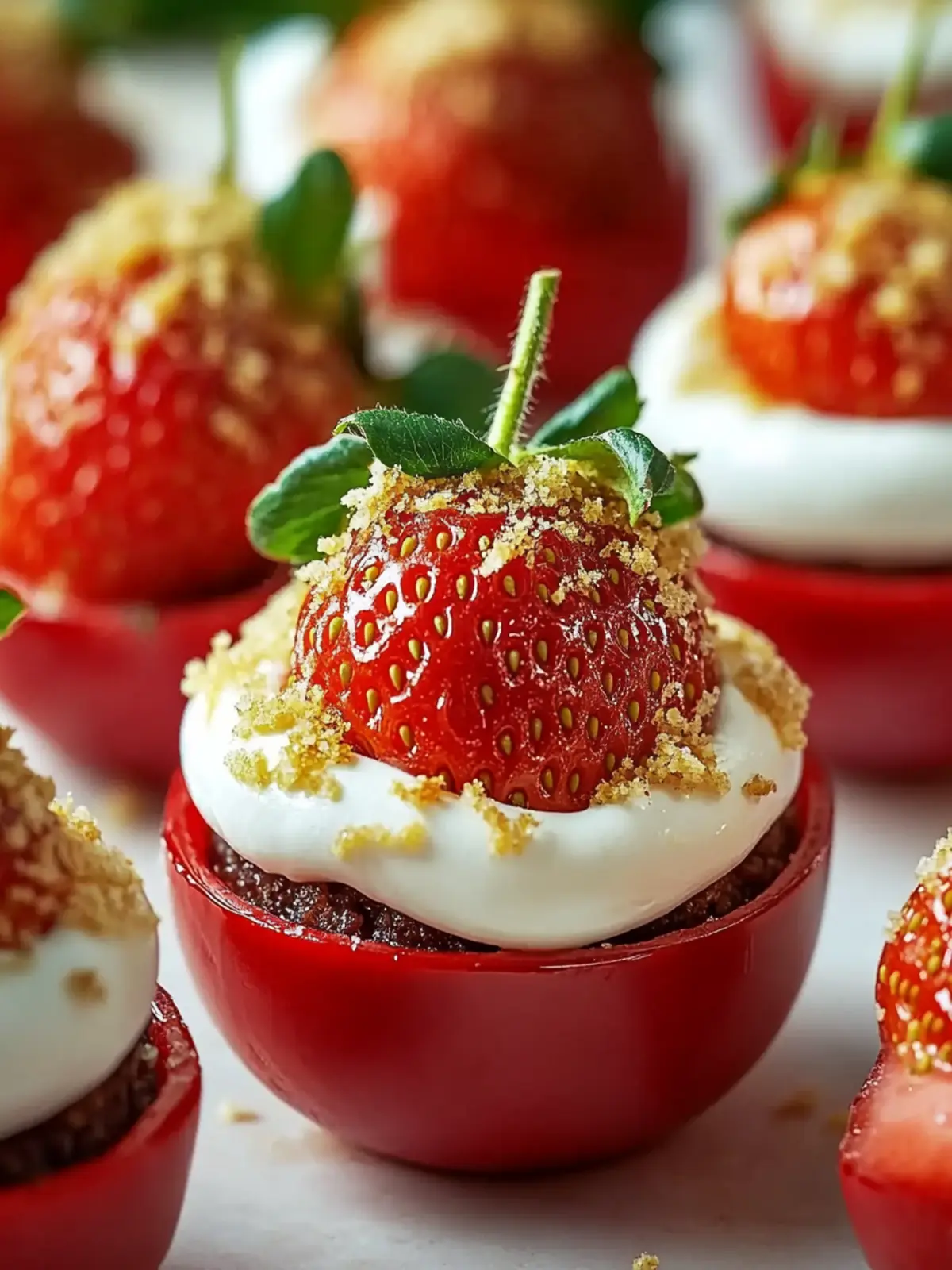 cheesecake stuffed strawberries