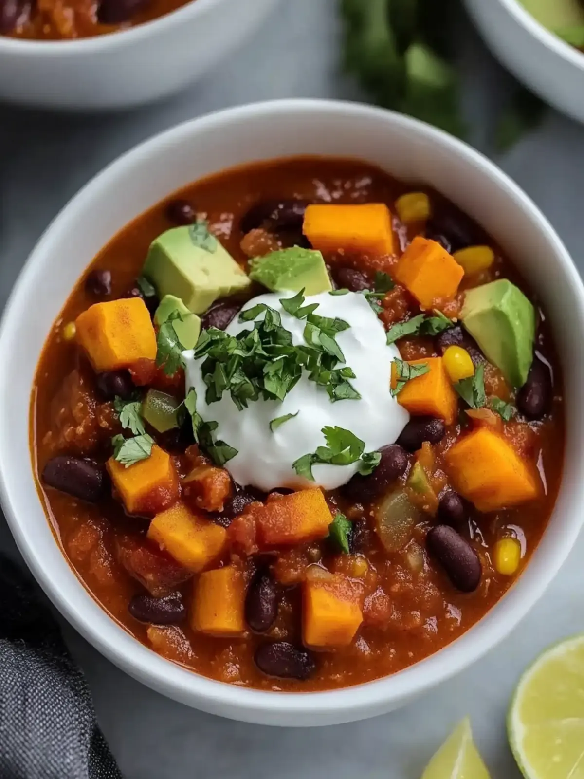 Slow Cooker Sweet Potato Chili