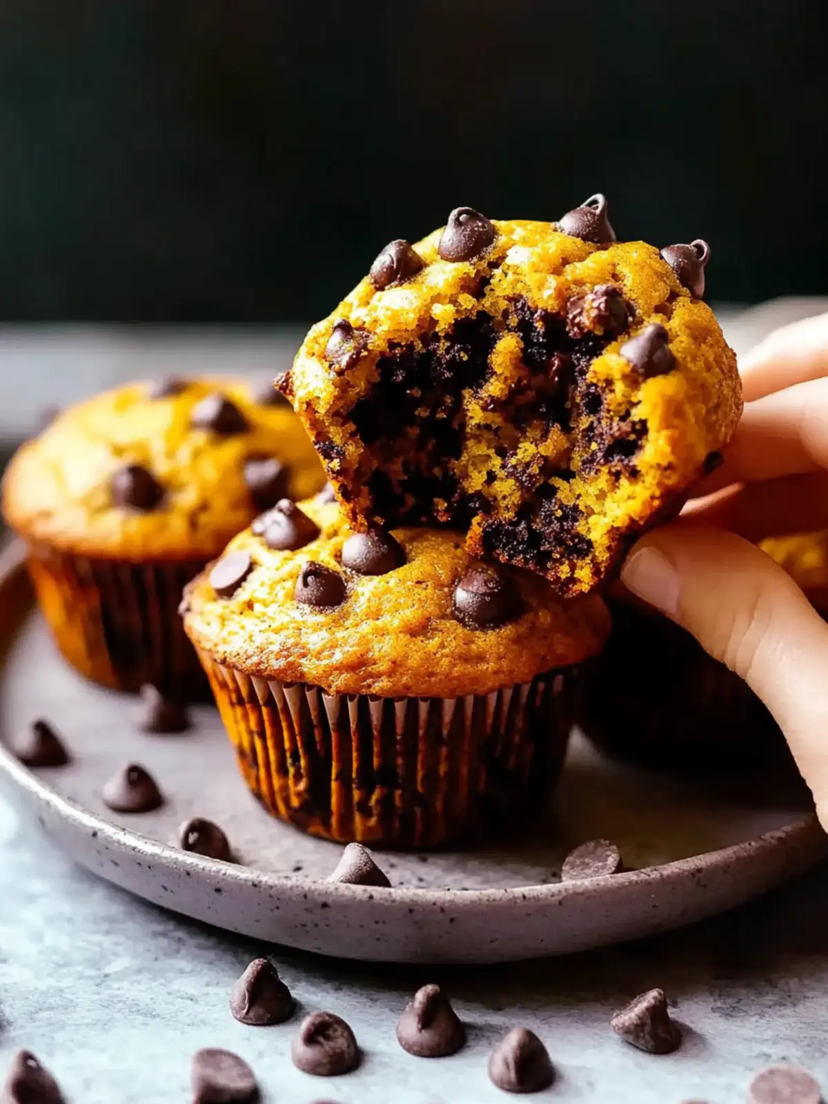 chocolate chip muffins