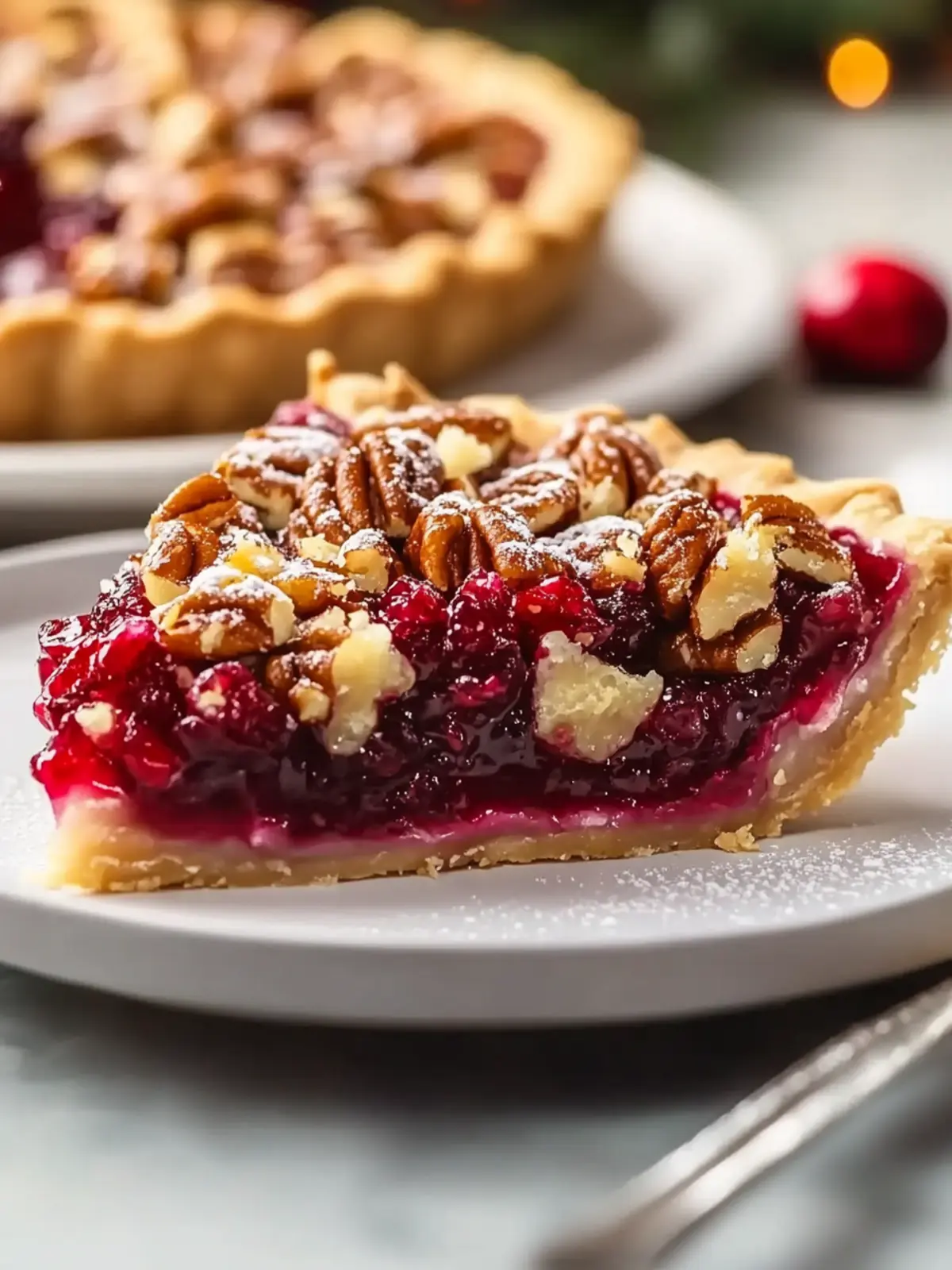 Cranberry Pecan Pie