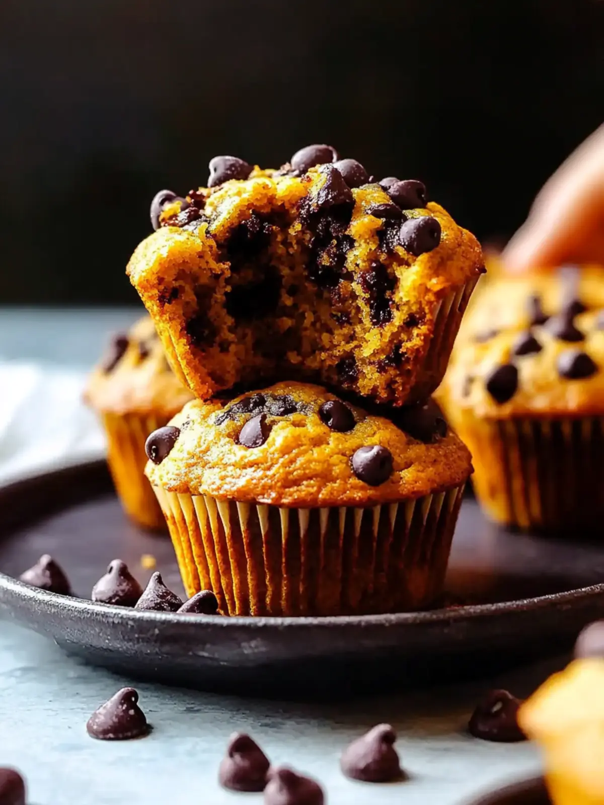 chocolate chip muffins