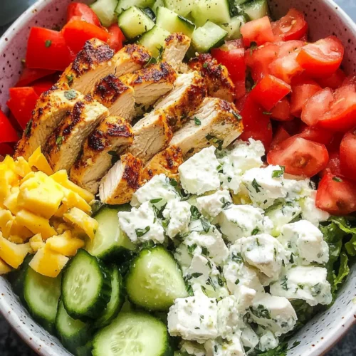 Greek Chicken Bowls