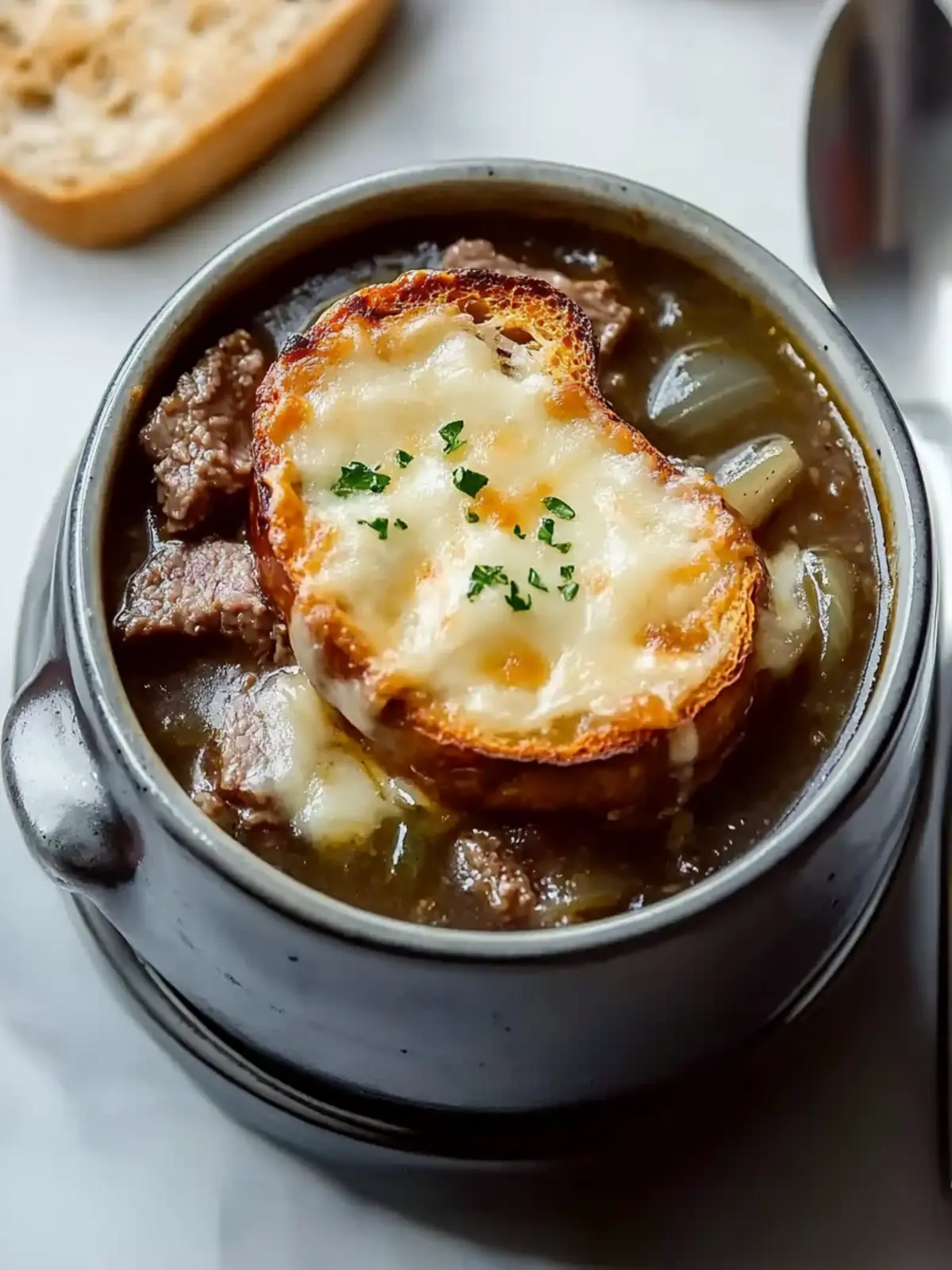 Craft Irresistible French Onion Soup with Beef at Home