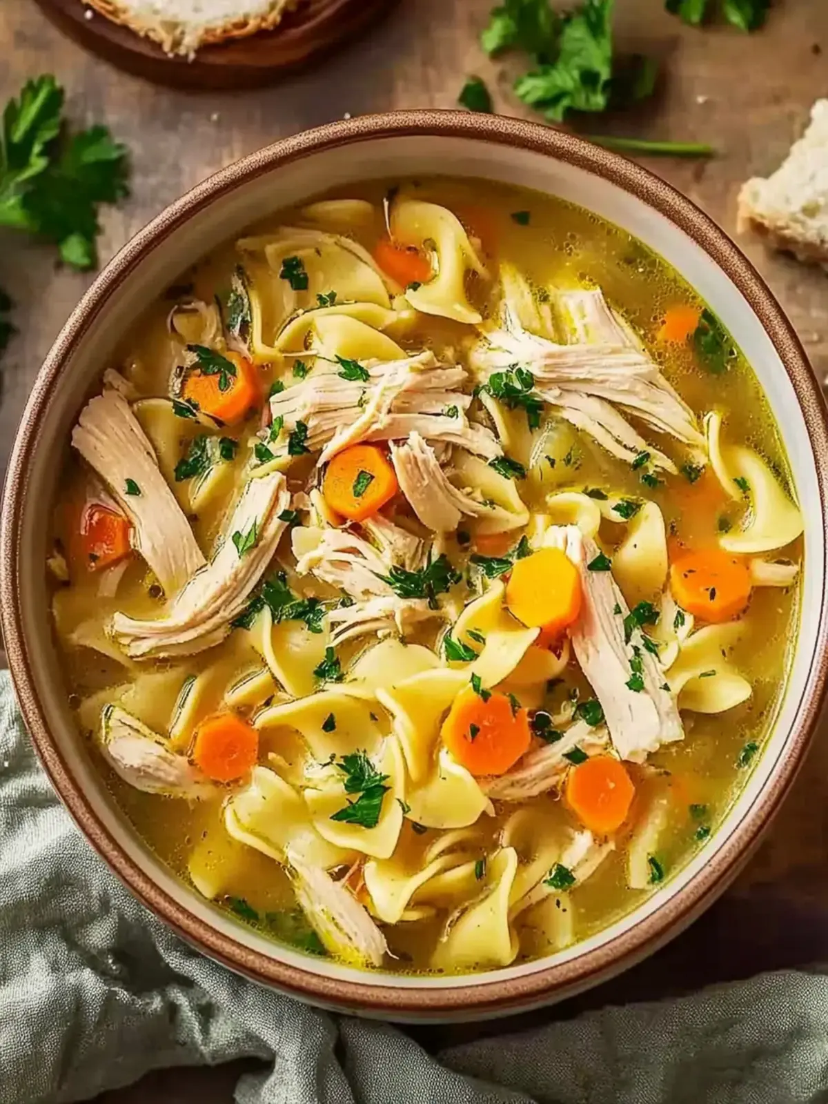 Pot Chicken Noodle Soup