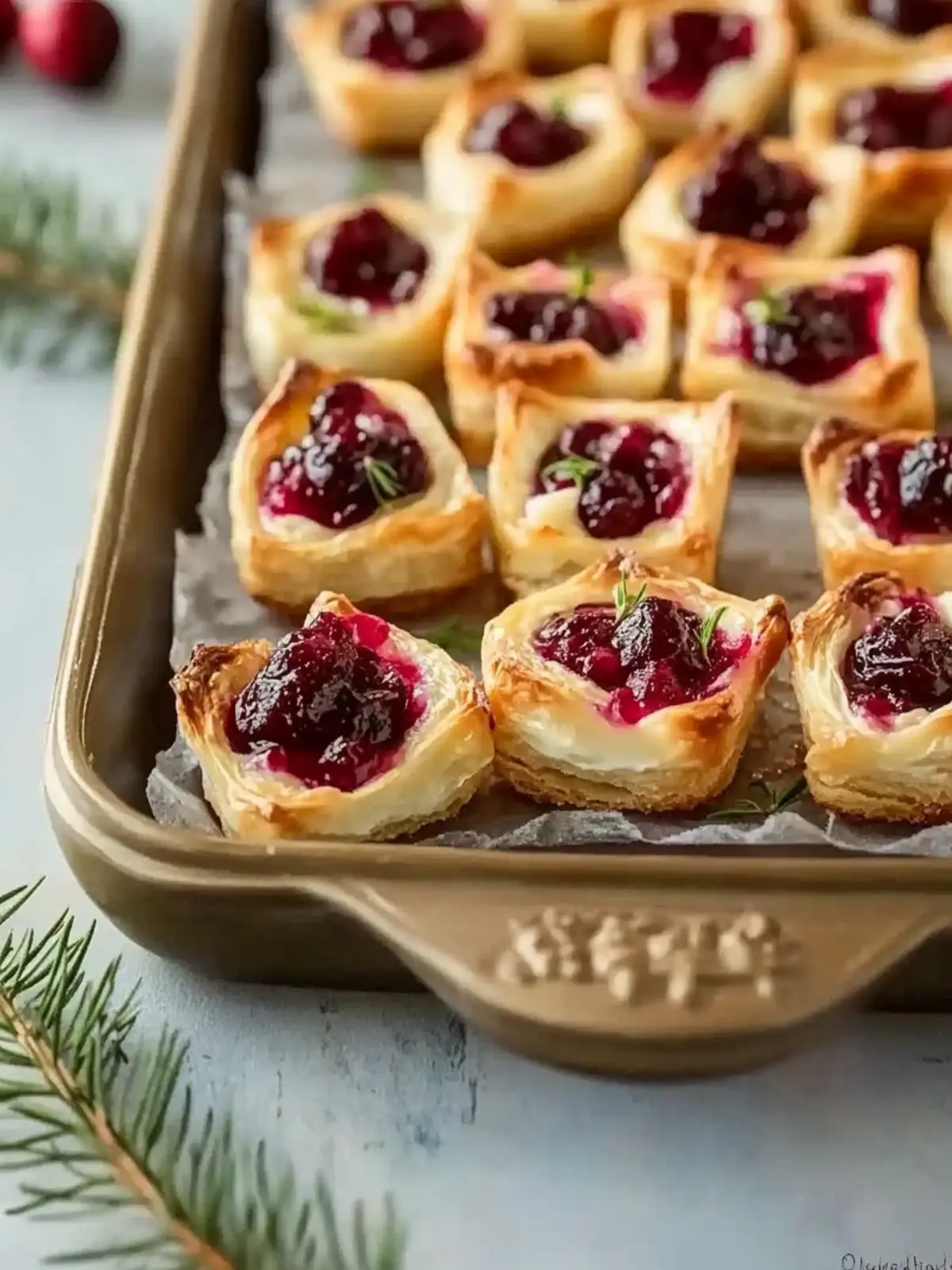 Cranberry Brie Bites