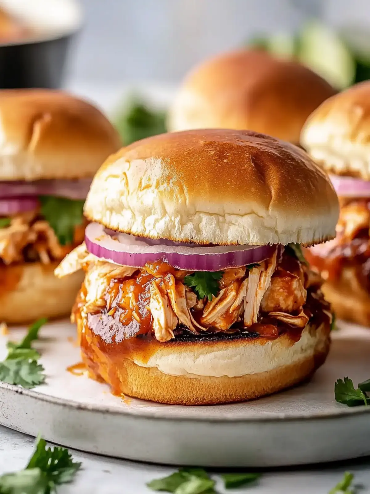 BBQ Chicken Sliders