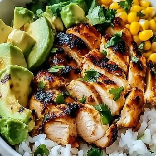 Street Corn Chicken Rice Bowl Recipe