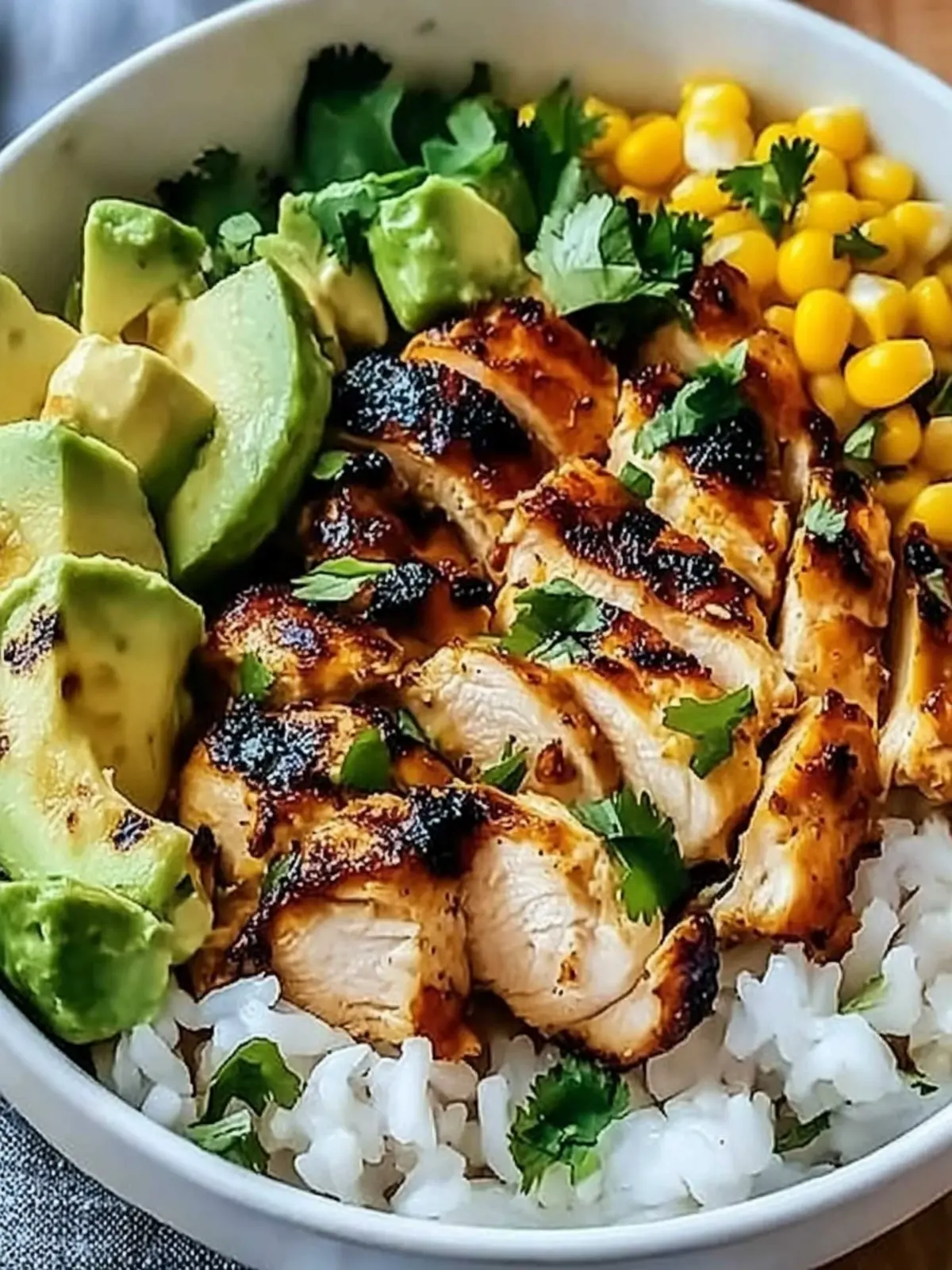 Street Corn Chicken Rice Bowl Recipe