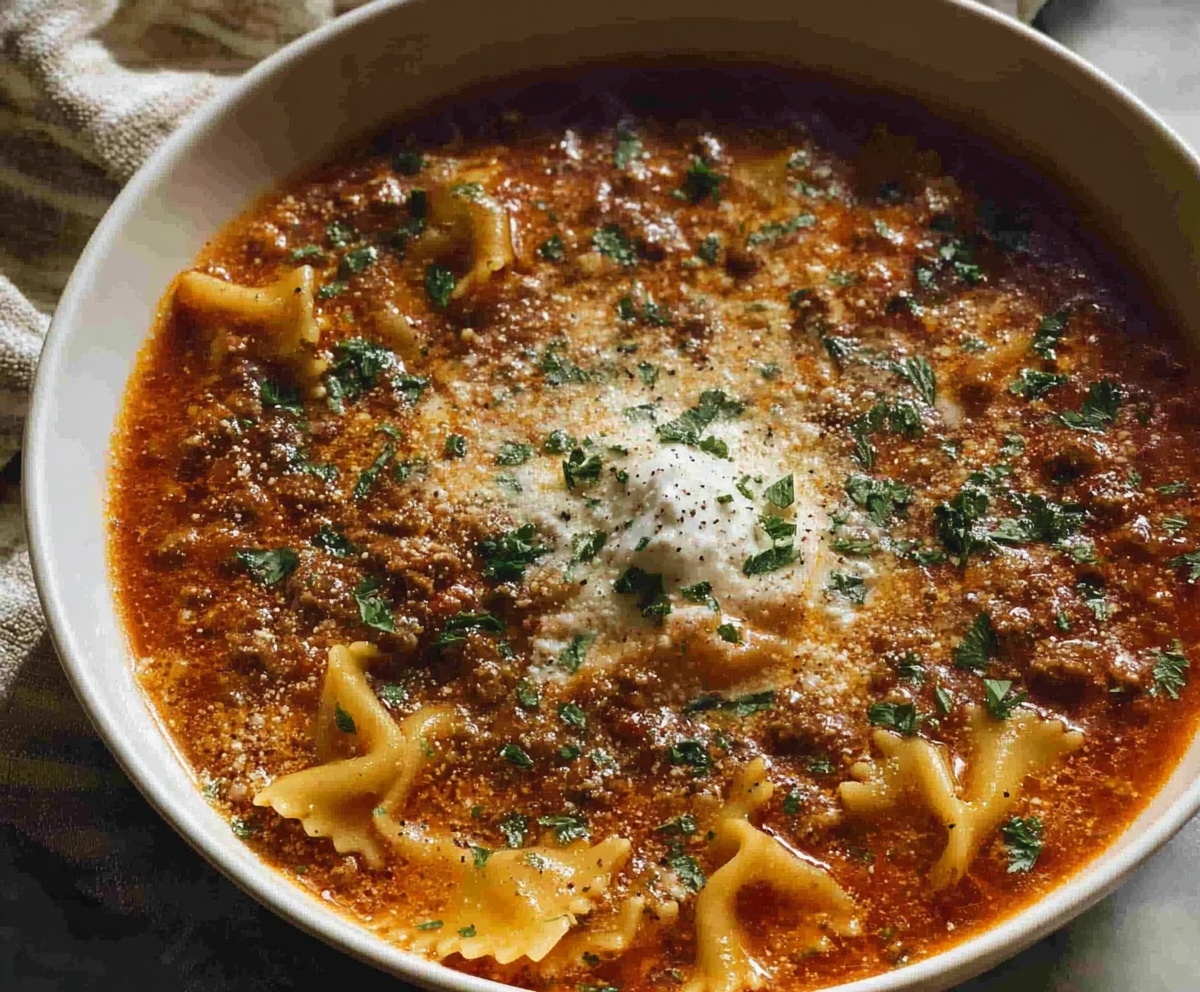 lasagna soup