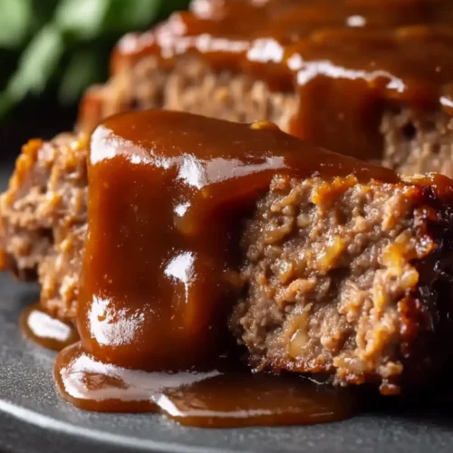 Homemade Meatloaf with Gravy