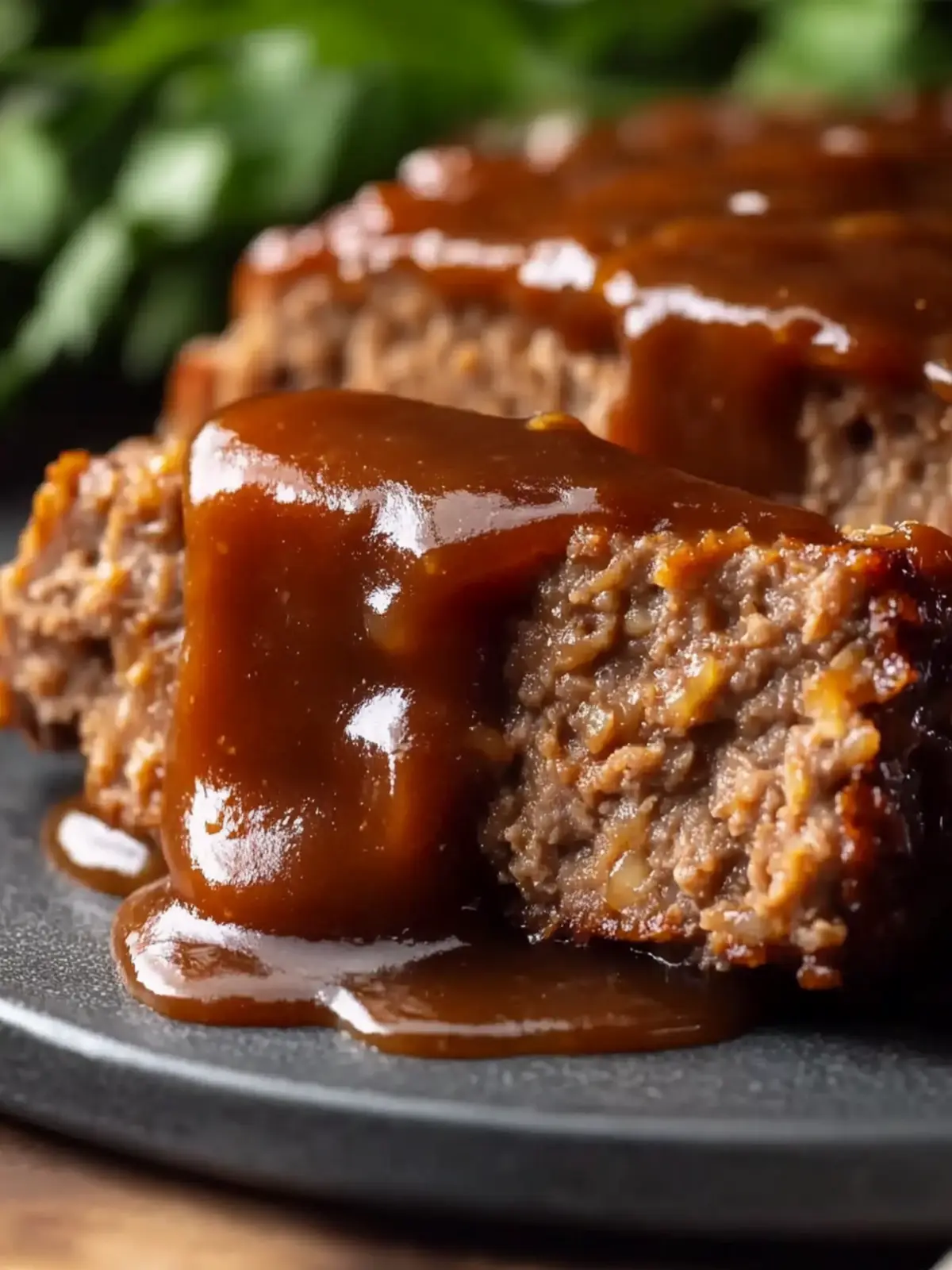 Homemade Meatloaf with Gravy