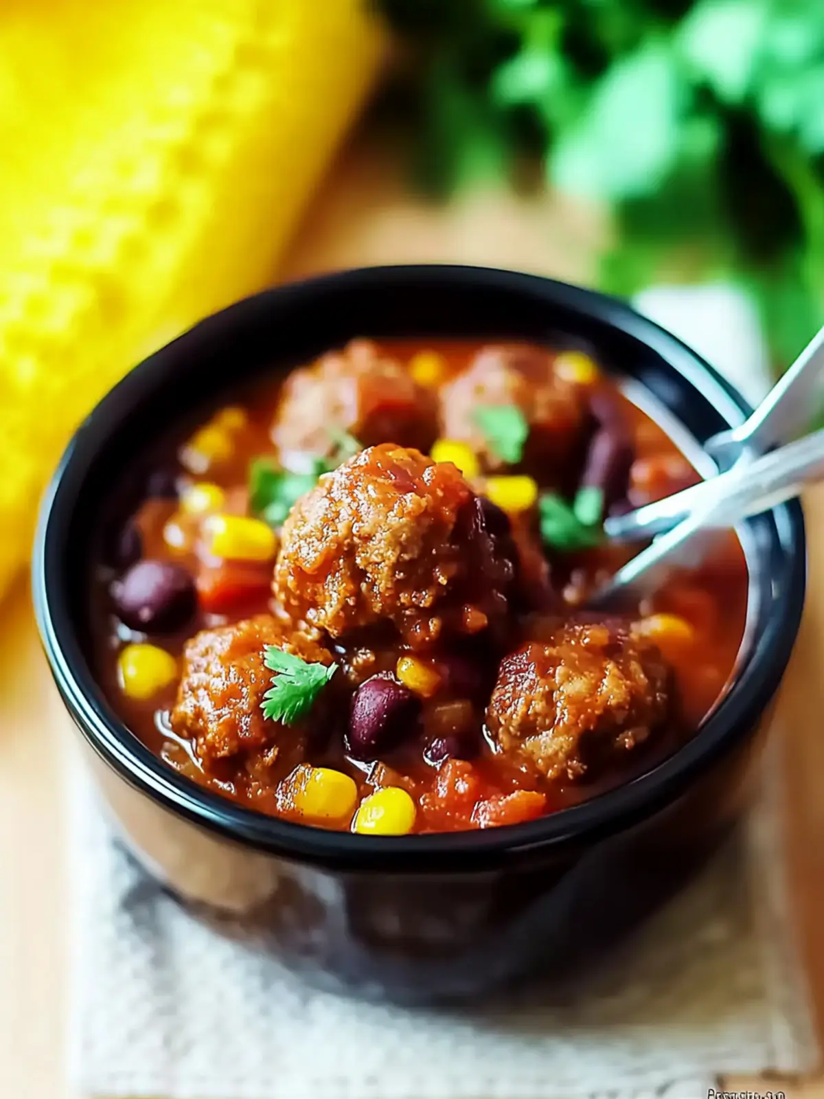 Slow Cooker Chili Meatballs