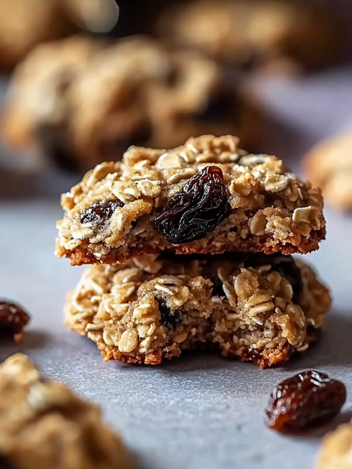Gluten-Free Oatmeal Yogurt Raisin Cookies