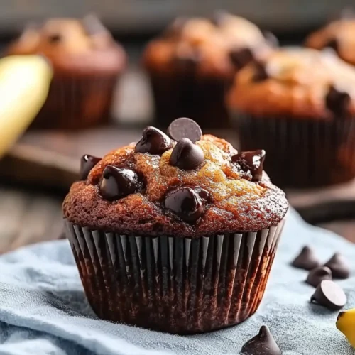 banana chocolate chip muffins
