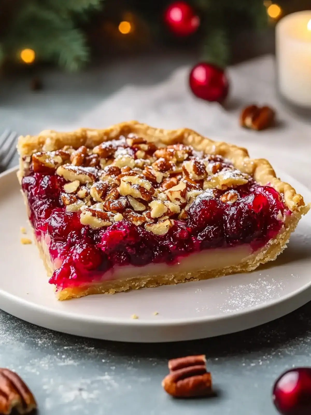 Cranberry Pecan Pie
